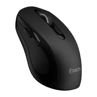 C-TECH Dual Mode Maus WLM-12BK, kabellos, 1600DPI, 6 Tasten, schwarz, USB-Nano-Empfänger
