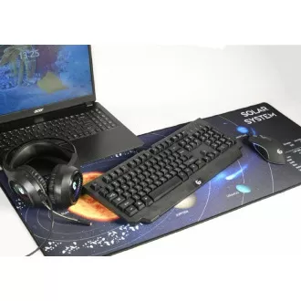 GEMBIRD Stoff-Mauspad Solar System, Gaming, 350 x 900 GEMBIRD Stoff-Mauspad Solar System, Gaming, 350 x 900