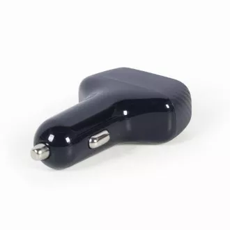 GEMBIRD Autoladegerät, 2x USB, Schnellladegerät, QC3.0, 36 W, schwarz