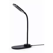 GEMBIRD Drahtloses QI-Ladegerät, 10W, mit LED-Licht, schwarz