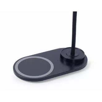 GEMBIRD Drahtloses QI-Ladegerät, 10W, mit LED-Licht, schwarz GEMBIRD Drahtloses QI-Ladegerät, 10W, mit LED-Licht, schwarz