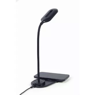 GEMBIRD Drahtloses QI-Ladegerät, 10W, mit LED-Licht, schwarz GEMBIRD Drahtloses QI-Ladegerät, 10W, mit LED-Licht, schwarz