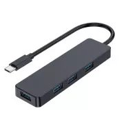 GEMBIRD Hub, 4 Anschlüsse USB 3.1 (Gen 1), Typ-C