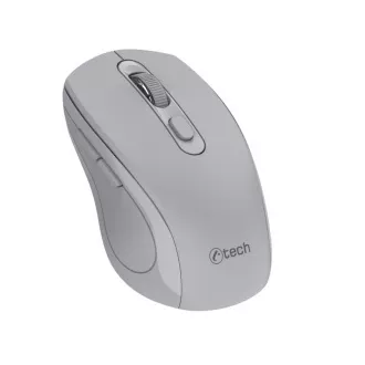 C-TECH Dual Mode Maus WLM-12GR, kabellos, 1600DPI, 6 Tasten, grau, USB-Nano-Empfänger