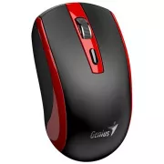 GENIUS Maus ECO-8150/ 1200 dpi/ kabellos/ wiederaufladbar/ Copilot/ schwarz und rot
