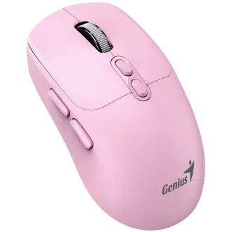 GENIUS Maus NX-8080S BT/ Dual Bluetooth   2, 4GHz/ 1600 dpi/ Copilot/ kabellos/ geräuschlos/ rosa