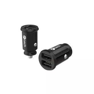 C-TECH Autoladegerät UCC-03, 2xUSB, schwarz C-TECH Autoladegerät UCC-03, 2xUSB, schwarz