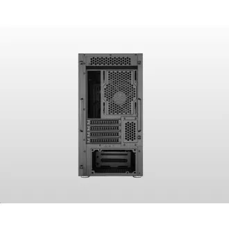 Cooler Master Gehäuse Silencio S400 Steel, mATX, 2x 120mm Lüfter, Schwarz