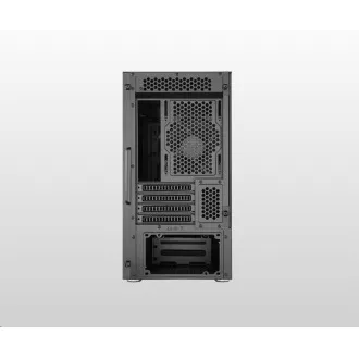 Cooler Master Gehäuse Silencio S400 Steel, mATX, 2x 120mm Lüfter, Schwarz
