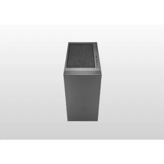 Cooler Master Gehäuse Silencio S400 Steel, mATX, 2x 120mm Lüfter, Schwarz