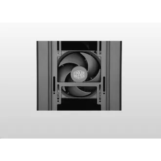 Cooler Master Gehäuse Silencio S400 Steel, mATX, 2x 120mm Lüfter, Schwarz
