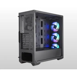 Cooler Master Gehäuse MasterBox MB520 ARGB, E-ATX, Transparente Seiten, 3x 120mm ARGB Lüfter, 1x 120mm Lüfter, Schwarz Cooler Master Gehäuse MasterBox MB520 ARGB, E-ATX, Transparente Seiten, 3x 120mm ARGB Lüfter, 1x 120mm Lüfter, Schwarz