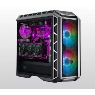 Cooler Master Gehäuse MasterCase H500P Mesh ARGB, E-ATX, Mid Tower, grau, ohne Netzteil