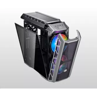 Cooler Master Gehäuse MasterCase H500P Mesh ARGB, E-ATX, Mid Tower, grau, ohne Netzteil
