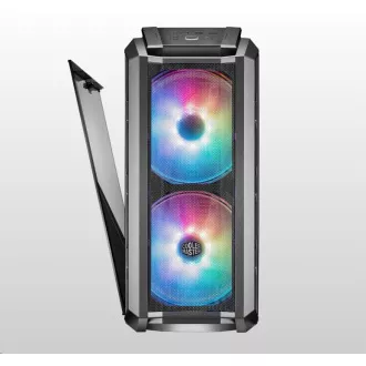 Cooler Master Gehäuse MasterCase H500P Mesh ARGB, E-ATX, Mid Tower, grau, ohne Netzteil