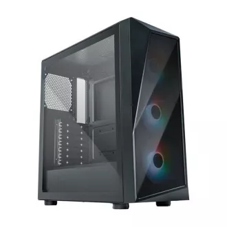 Cooler Master Gehäuse CMP 520, ATX, Transparente Seitenwand, 3x 120mm ARGB Lüfter, Schwarz