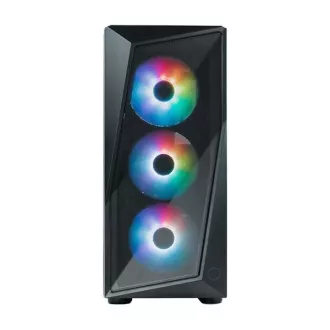 Cooler Master Gehäuse CMP 520, ATX, Transparente Seitenwand, 3x 120mm ARGB Lüfter, Schwarz