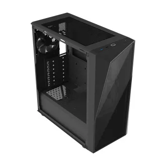 Cooler Master Gehäuse CMP 520L, ATX, ohne Netzteil, transparente Seitenwand, schwarz