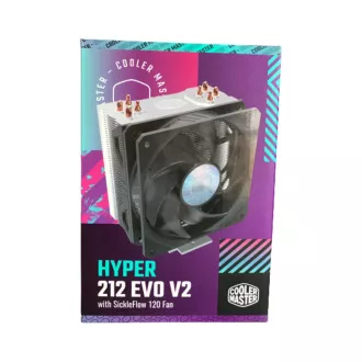 Cooler Master Kühler Hyper 212 EVO V2, 120mm, LGA1851, AM5, schwarz