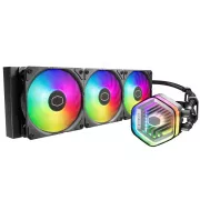 Cooler Master Wasserkühlung MasterLiquid 360 Atmos ARGB, 3x120mm, LGA1851, AM5, schwarz