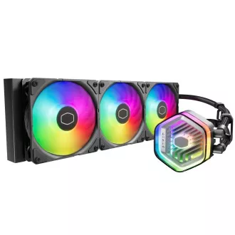 Cooler Master Wasserkühlung MasterLiquid 360 Atmos ARGB, 3x120mm, LGA1851, AM5, schwarz Cooler Master Wasserkühlung MasterLiquid 360 Atmos ARGB, 3x120mm, LGA1851, AM5, schwarz