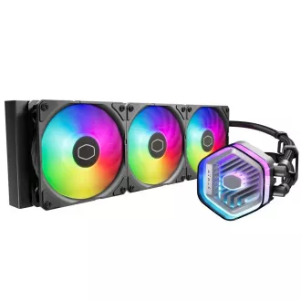 Cooler Master Wasserkühlung MasterLiquid 360 Atmos ARGB, 3x120mm, LGA1851, AM5, schwarz Cooler Master Wasserkühlung MasterLiquid 360 Atmos ARGB, 3x120mm, LGA1851, AM5, schwarz