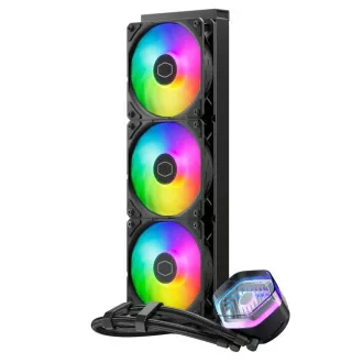 Cooler Master Wasserkühlung MasterLiquid 360 Atmos ARGB, 3x120mm, LGA1851, AM5, schwarz Cooler Master Wasserkühlung MasterLiquid 360 Atmos ARGB, 3x120mm, LGA1851, AM5, schwarz