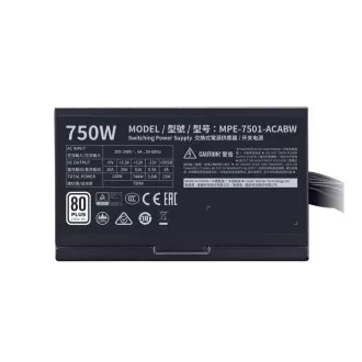 Cooler Master MWE White 750W V2, 120mm, 80  Bronze
