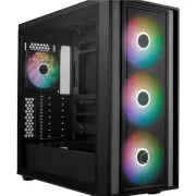 Cooler Master Gehäuse MasterBox 600, ATX, Transparentes Seitenteil, 3x 140mm ARGB Lüfter, 1x 120mm ARGB Lüfter, ARGB Hub, Schwarz