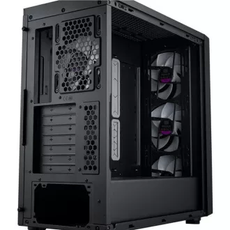Cooler Master Gehäuse MasterBox 600, ATX, Transparentes Seitenteil, 3x 140mm ARGB Lüfter, 1x 120mm ARGB Lüfter, ARGB Hub, Schwarz Cooler Master Gehäuse MasterBox 600, ATX, Transparentes Seitenteil, 3x 140mm ARGB Lüfter, 1x 120mm ARGB Lüfter, ARGB Hub, Schwarz