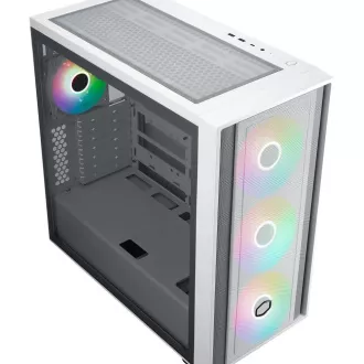 Cooler Master Gehäuse MasterBox 600, ATX, Transparentes Seitenteil, 3x 140mm ARGB Lüfter, 1x 120mm ARGB Lüfter, ARGB Hub, Weiß Cooler Master Gehäuse MasterBox 600, ATX, Transparentes Seitenteil, 3x 140mm ARGB Lüfter, 1x 120mm ARGB Lüfter, ARGB Hub, Weiß