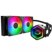 Cooler Master Wasserkühlung MasterLiquid 240 Core II, 2x120mm, LGA1851, AM5, schwarz