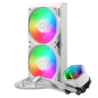 Cooler Master Wasserkühlung MasterLiquid 240 Core II, 2x240mm, LGA1851, AM5, weiß Cooler Master Wasserkühlung MasterLiquid 240 Core II, 2x240mm, LGA1851, AM5, weiß