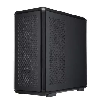 Cooler Master Gehäuse MasterFrame 600 Schwarz, Transparentes Seitenteil, ATX, 3x 140mm Lüfter, 1x 120mm Lüfter, Schwarz