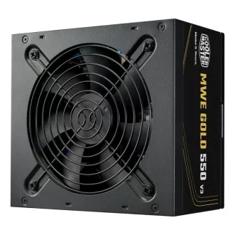 Cooler Master MWE Gold 550W V3, 120mm, 80 Gold, ATX 3.1 Cooler Master MWE Gold 550W V3, 120mm, 80 Gold, ATX 3.1