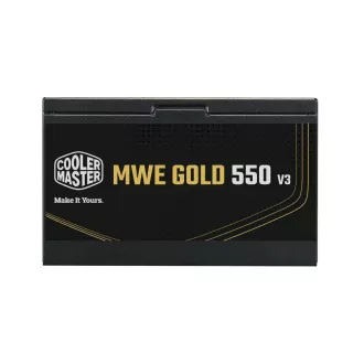 Cooler Master MWE Gold 550W V3, 120mm, 80 Gold, ATX 3.1 Cooler Master MWE Gold 550W V3, 120mm, 80 Gold, ATX 3.1