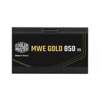 Cooler Master MWE Gold 850W V3, 120mm, 80 Gold, ATX 3.1 Cooler Master MWE Gold 850W V3, 120mm, 80 Gold, ATX 3.1