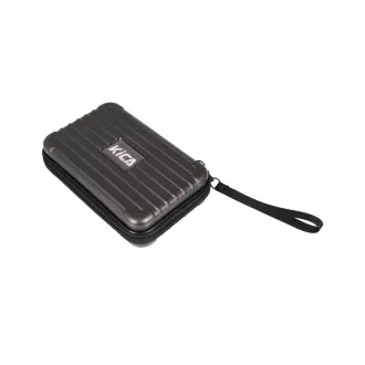 KiCA Pro Massagepistole, Touchscreen, 3 Modi, 3 Köpfe, Doppelpenetration, Flugzeugaluminium, blau KiCA Pro Massagepistole, Touchscreen, 3 Modi, 3 Köpfe, Doppelpenetration, Flugzeugaluminium, blau