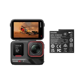 Insta360 Ace Pro 2 Action-Kamera, 1/1, 3"-Sensor, Leica-Optik, 2,5"-Touchscreen, 8K bei 30 FPS   Batterie
