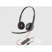Poly Blackwire 3220 Headset, USB-C/A-Adapter, Stereo (lose)