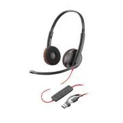 Poly Blackwire 3220 Headset, USB-C/A-Adapter, Stereo (lose)