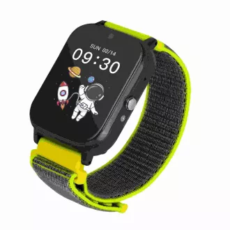 Garett Smartwatch Kinder Tech 4G Grüner Klettverschluss