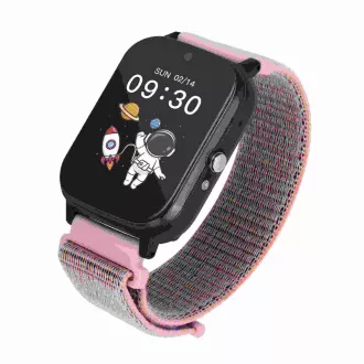 Garett Smartwatch Kinder Tech 4G Rosa Klettverschluss