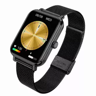 Garett Smartwatch GRC CLASSIC Schwarzer Stahl Garett Smartwatch GRC CLASSIC Schwarzer Stahl