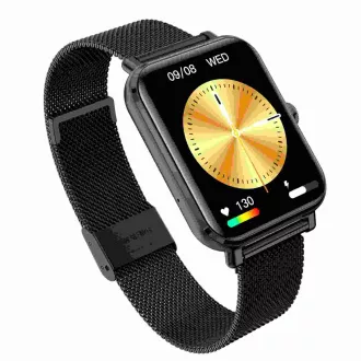 Garett Smartwatch GRC CLASSIC Schwarzer Stahl Garett Smartwatch GRC CLASSIC Schwarzer Stahl