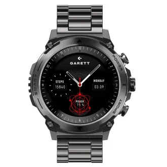 Garett Smartwatch Atom Schwarz Stahl Garett Smartwatch Atom Schwarz Stahl