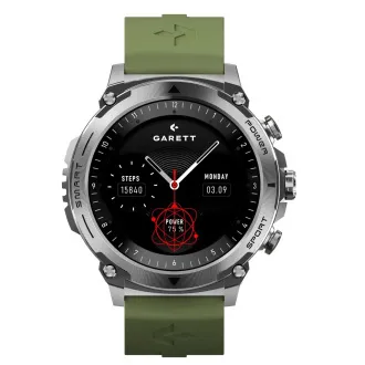 Garett Smartwatch Atom Silber Stahl