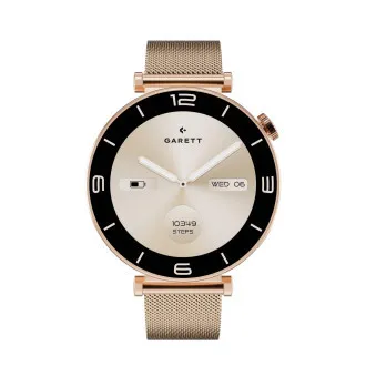 Garett Smartwatch ROSE gold, Mesh Stahl - Gebraucht Garett Smartwatch ROSE gold, Mesh Stahl - Gebraucht