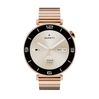 Garett Smartwatch ROSE gold, Stahl massiv