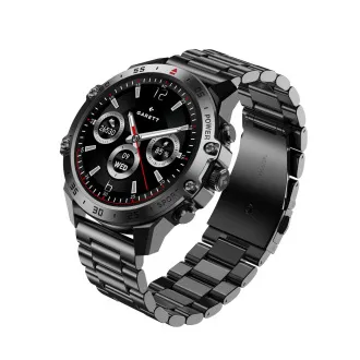 Garett Smartwatch V14 Schwarzer Stahl